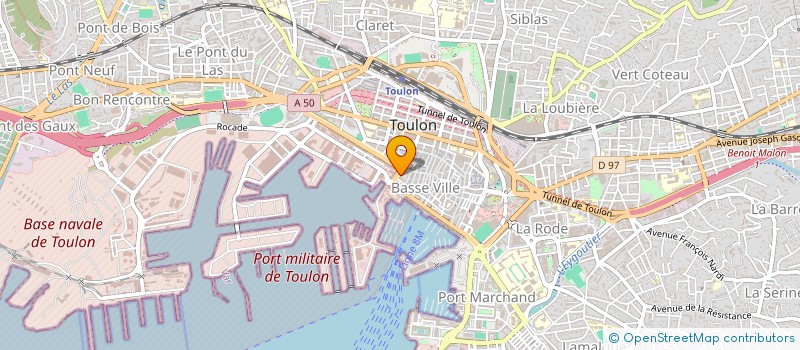localisation de l'entreprise STATION ADHESIF à TOULON