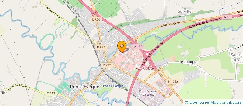 localisation de l'entreprise STATION AUTOMOBILE NORMANDE à PONT L'EVEQUE