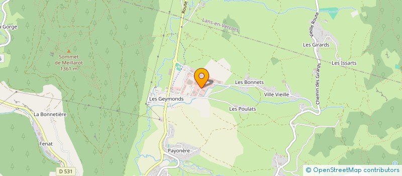 localisation de l'entreprise STATION D'ELEVAGE DE VILLARD DE LANS  VILLARD-DE-LANS