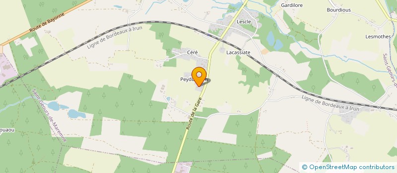 localisation de l'entreprise STATION DE MAREMNE  SAINT-GEOURS-DE-MAREMNE