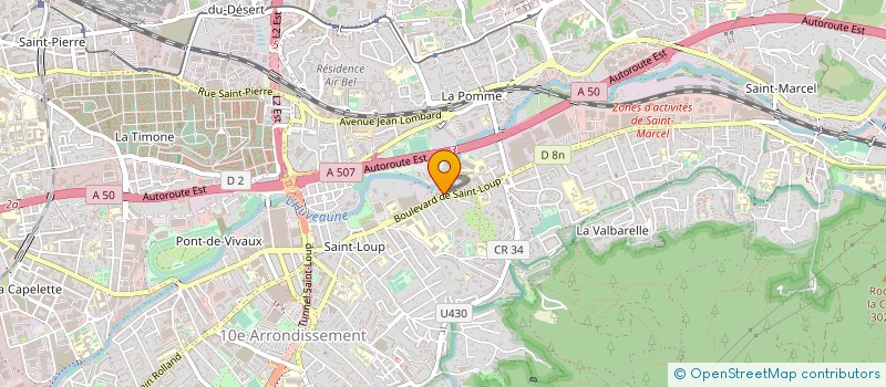 localisation de l'entreprise STATION DENIS à MARSEILLE