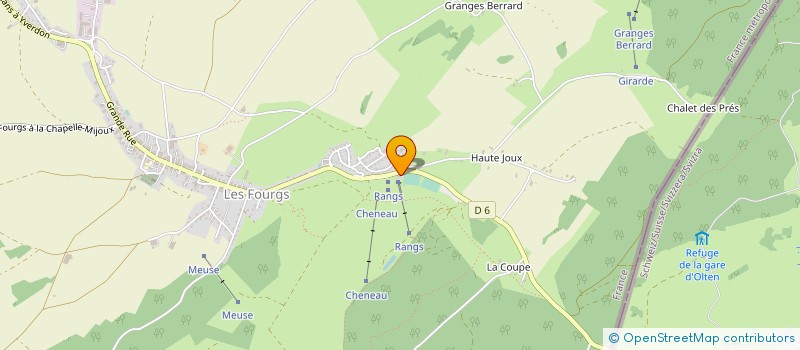 localisation de l'entreprise STATION DES FOURGS à LES FOURGS