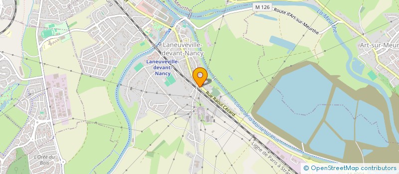 localisation de l'entreprise STATION DES GOURMETS  LANEUVEVILLE-DEVANT-NANCY