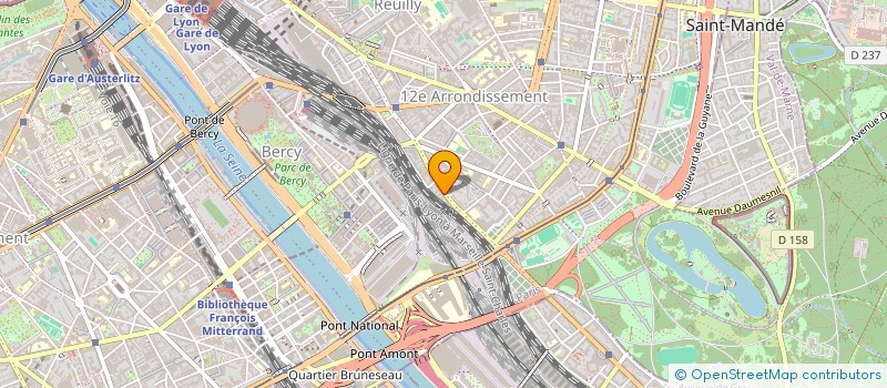 localisation de l'entreprise STATION DES LIONS à PARIS