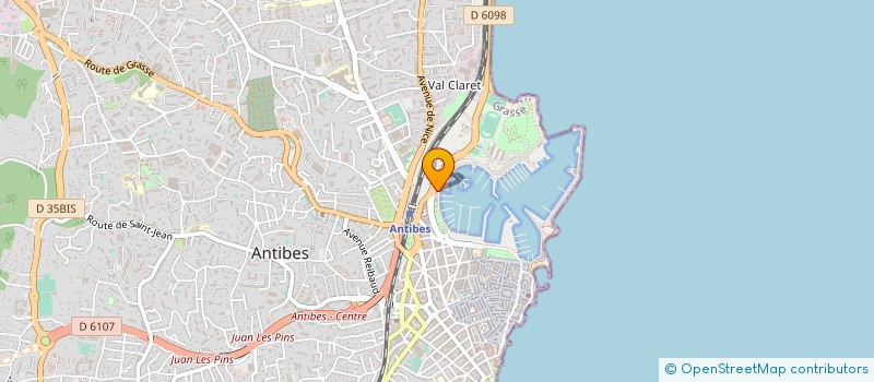 localisation de l'entreprise STATION DES PALMIERS  ANTIBES