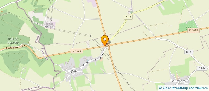 localisation de l'entreprise STATION DU COQ GAULOIS  MORVILLERS-SAINT-SATURNIN