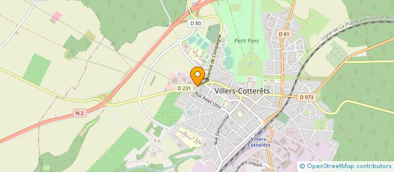 localisation de l'entreprise STATION DU VALOIS à VILLERS-COTTERETS