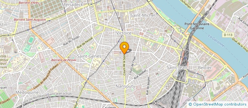 localisation de l'entreprise STATION EDITIONS à BORDEAUX