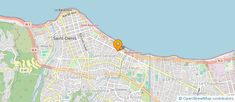 localisation de l'entreprise STATION ESSO BUTOR  SAINT-DENIS