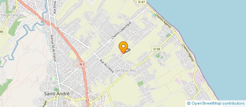 localisation de l'entreprise STATION JERCA  SAINT-ANDRE