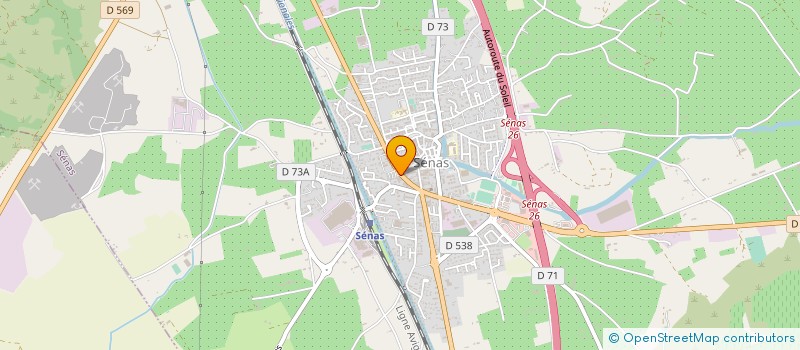 localisation de l'entreprise STATION LES CEDRES à SENAS