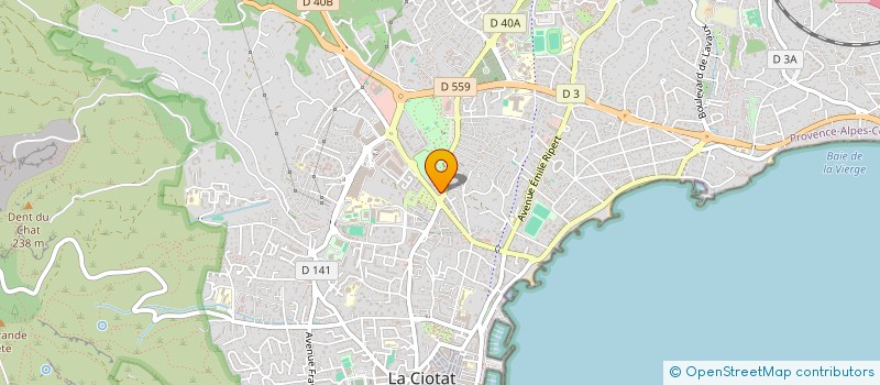 localisation de l'entreprise STATION LUMIERE à LA CIOTAT
