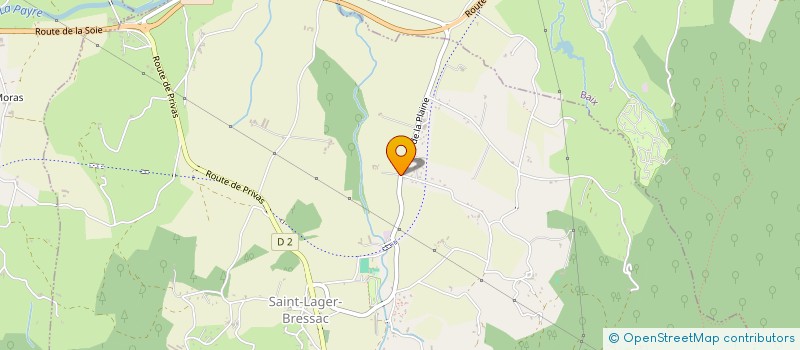 localisation de l'entreprise STATION METEO BAUZILOISE  SAINT-BAUZILE