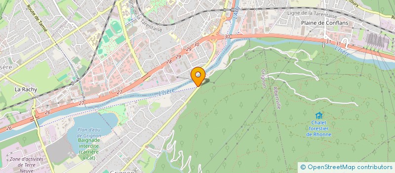 localisation de l'entreprise STATION MULTISERVICES  GRIGNON