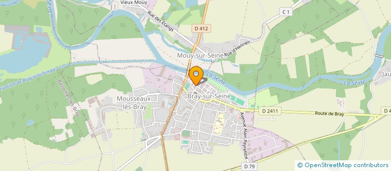 localisation de l'entreprise STATION OPTIC SERVICE AUBER à BRAY-SUR-SEINE