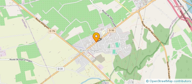 localisation de l'entreprise STATION PELISSIER à PLAN-D'ORGON