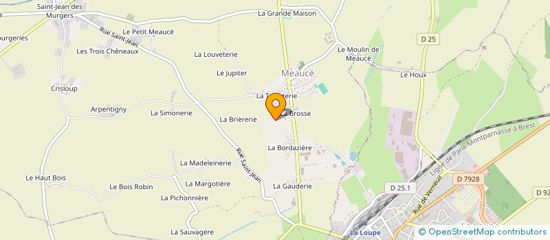 localisation de l'entreprise STATION PHOENIX à MEAUCE