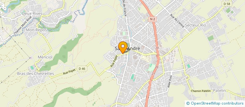 localisation de l'entreprise STATION RAMALINGOMPOULLE - BRAS DES CHEVRETTEES à SAINT-ANDRE