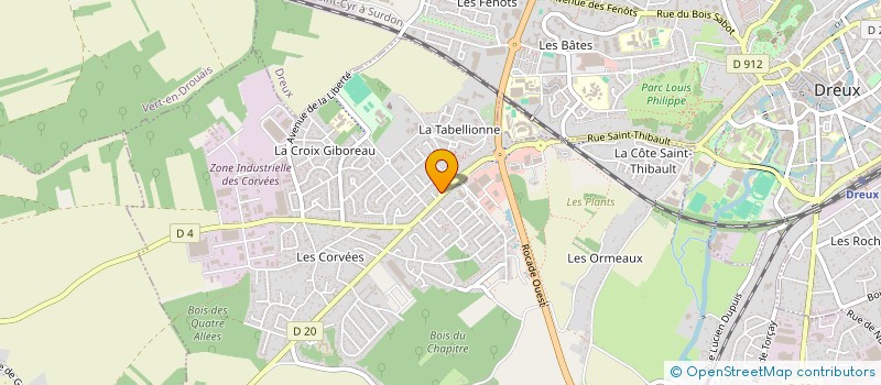 localisation de l'entreprise STATION RELAIS DE LA TUILERIE à VERNOUILLET
