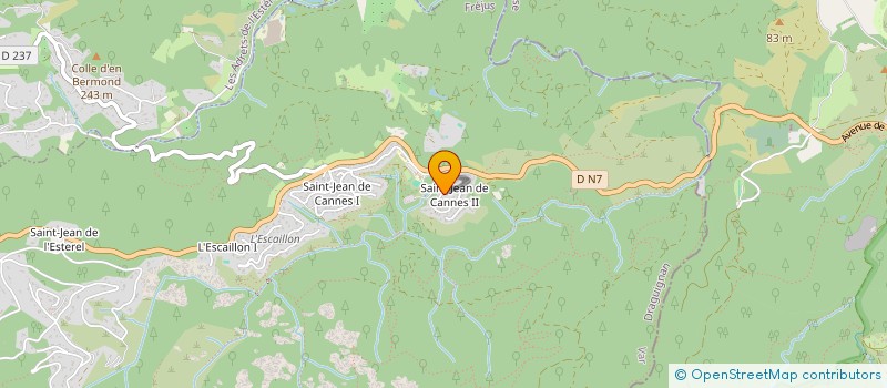 localisation de l'entreprise STATION SERVICE BEVERLOO à FREJUS