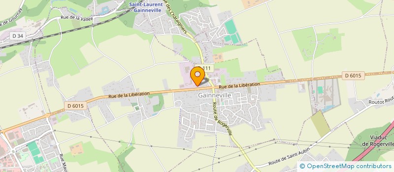 localisation de l'entreprise STATION SERVICE DE GAINNEVILLE  GAINNEVILLE