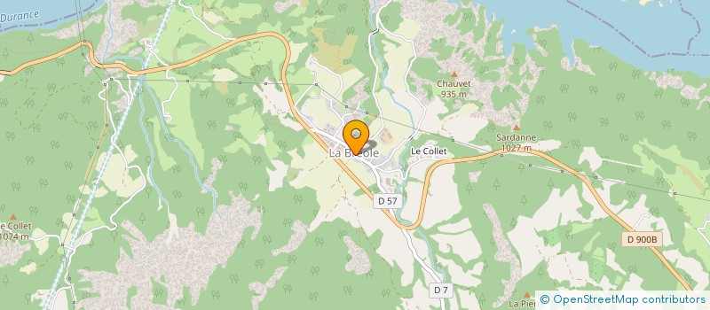 localisation de l'entreprise STATION-SERVICE DU LAUTARET  UBAYE-SERRE-PONCON