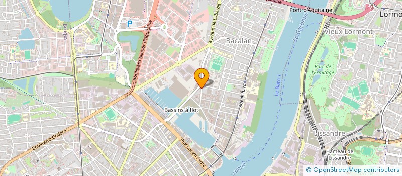 localisation de l'entreprise STATION SERVICE DU LIMANCET  BORDEAUX