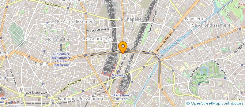 localisation de l'entreprise STATION SERVICE LOUIS BLANC à PARIS