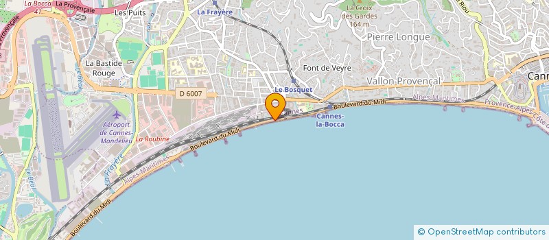 localisation de l'entreprise STATION SERVICE MONTMORENCY  CANNES