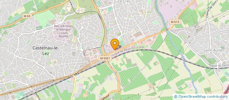 localisation de l'entreprise STATION SERVICE OUTILLAGE  LE CRES