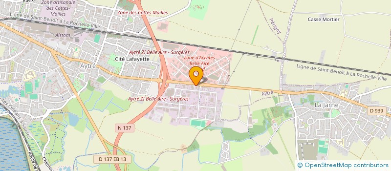localisation de l'entreprise STATION SERVICE RELAIS DE BELLE AIRE à AYTRE