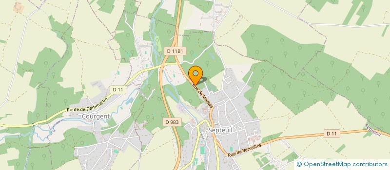 localisation de l'entreprise STATION SERVICE SEPTEUIL à SEPTEUIL