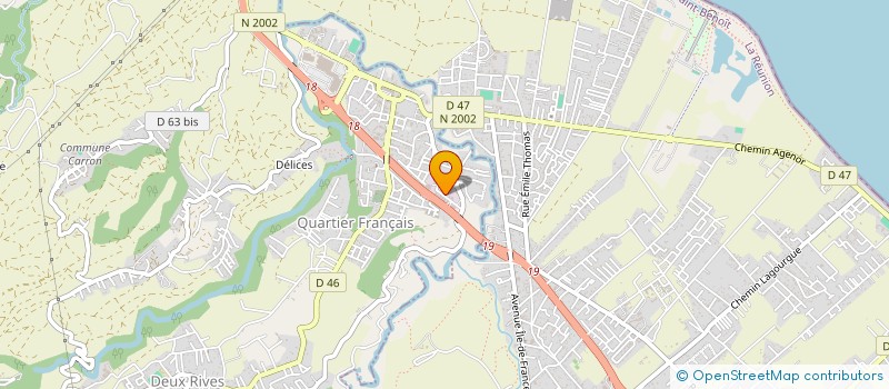 localisation de l'entreprise STATION SERVICE ZAC COMMUNE BEGUE  SAINTE-SUZANNE