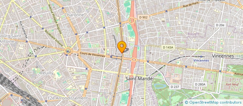 localisation de l'entreprise STATION TECHN AUTO CARBURATION ALLUMAGE à PARIS