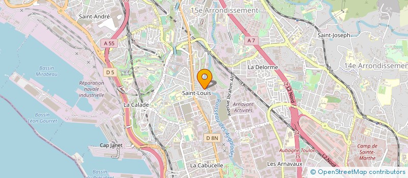 localisation de l'entreprise STATION TECHNIQUE PHOCEENNE à MARSEILLE