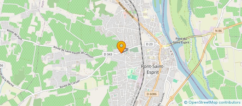 localisation de l'entreprise STATION TECHNIQUE SPIRIPONTAINE à SAUVETERRE