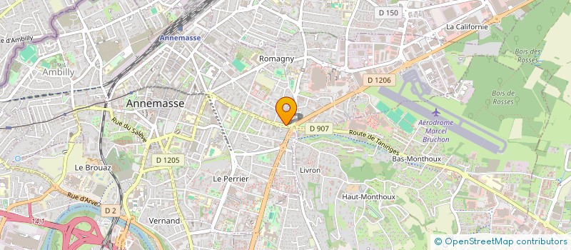 localisation de l'entreprise STATION VELO  ANNEMASSE