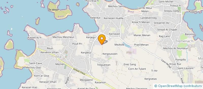 localisation de l'entreprise STATION VOLUBILE  PLOUGUERNEAU