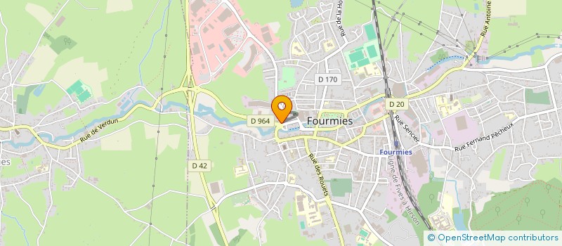 localisation de l'entreprise STATION WAROQUIER à FOURMIES