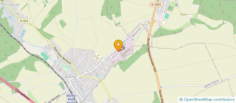 localisation de l'entreprise STATION95  BORNEL