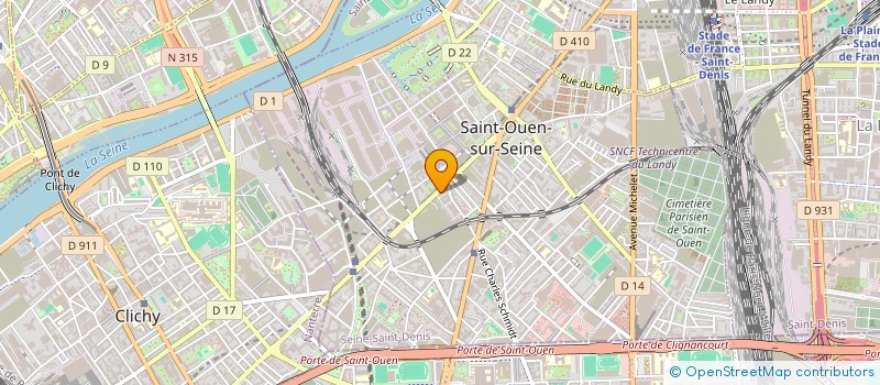 localisation de l'entreprise STATIONONE à SAINT-OUEN-SUR-SEINE