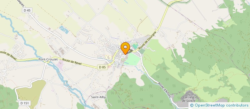 localisation de l'entreprise STATIONS BEE'S SOREZE MONTAGNE NOIRE  SOREZE