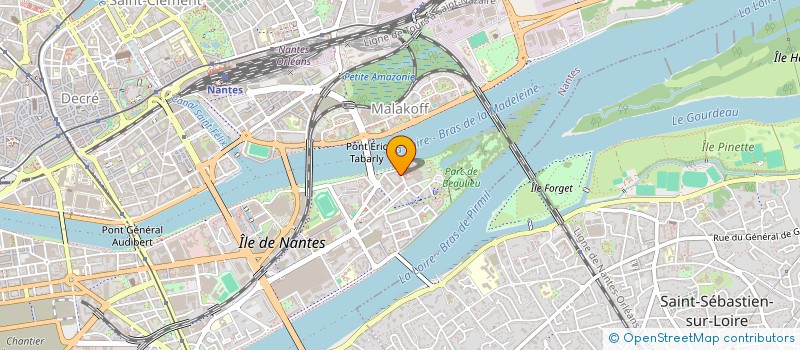 localisation de l'entreprise STATIONS BLEUES ATLANTIQUE à NANTES