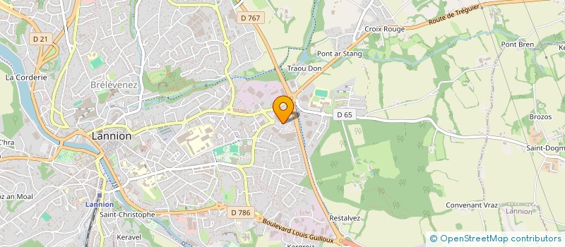 localisation de l'entreprise STATIOPARK  LANNION