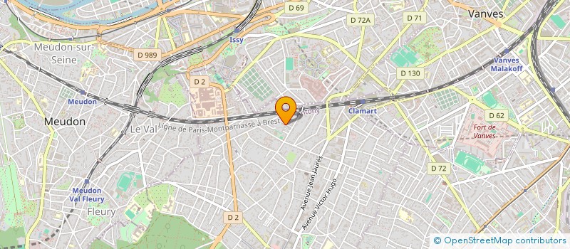 localisation de l'entreprise STATIQUE ET DYNAMIQUE  CLAMART