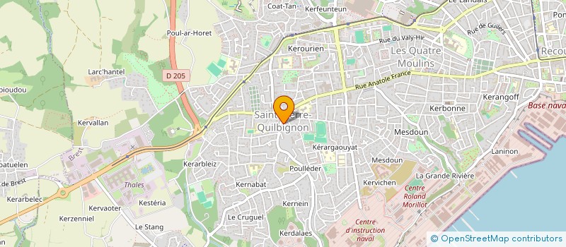 localisation de l'entreprise STATIX à BREST