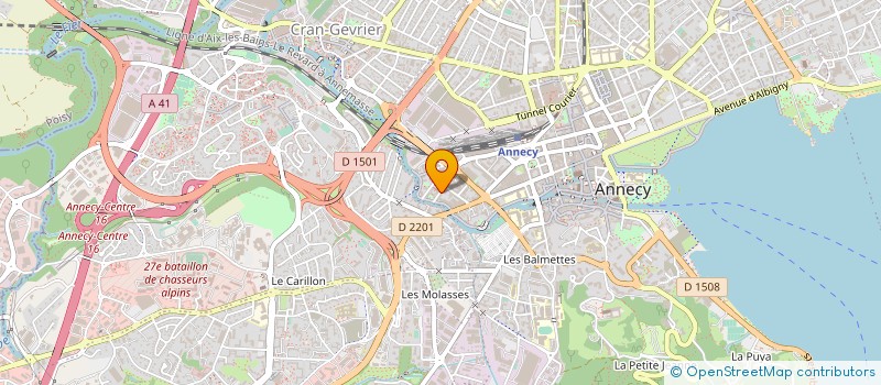 localisation de l'entreprise STATRENT SAS à ANNECY