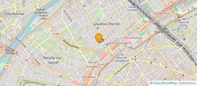 localisation de l'entreprise STATRYS FRANCE à LEVALLOIS-PERRET