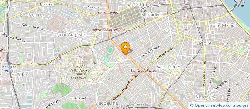 localisation de l'entreprise STATUAM à BORDEAUX