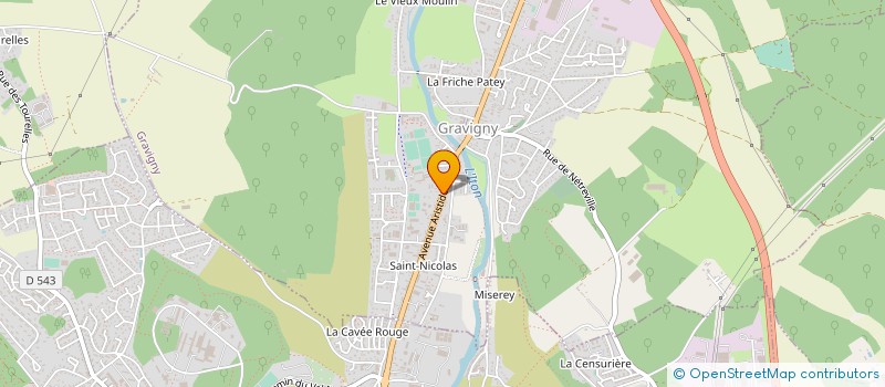 localisation de l'entreprise STATYCE à GRAVIGNY